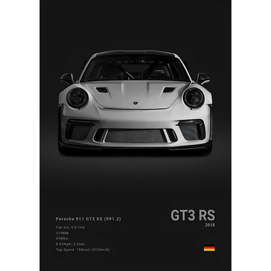 Porsche GT3 RS poster