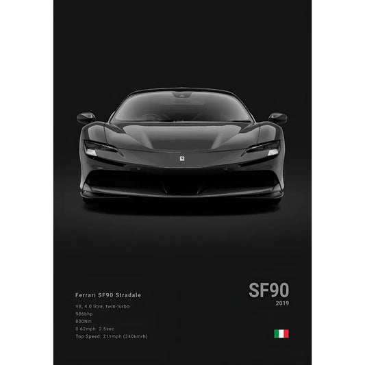 Ferrari SF90 poster