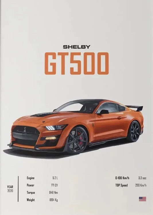 Shelby GT500 poster