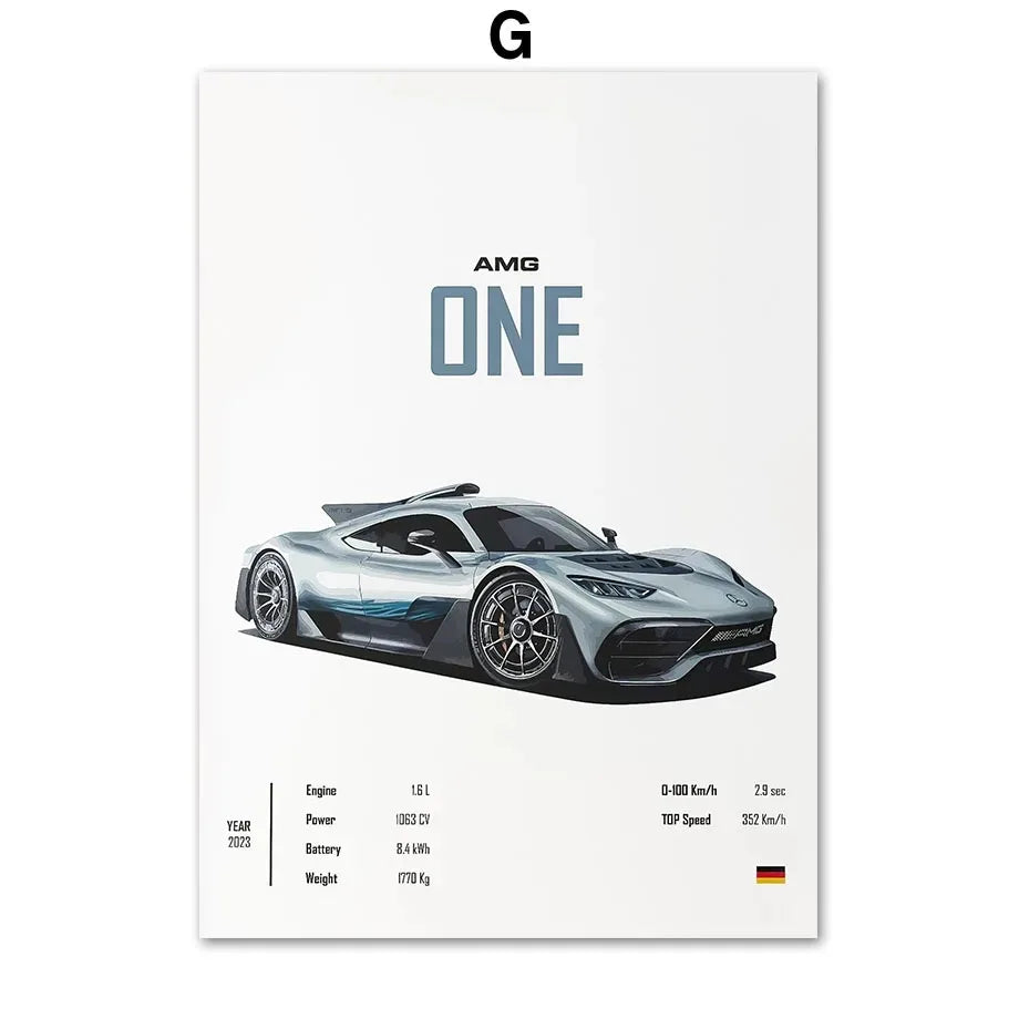 Mercedes Benz AMG ONE poster