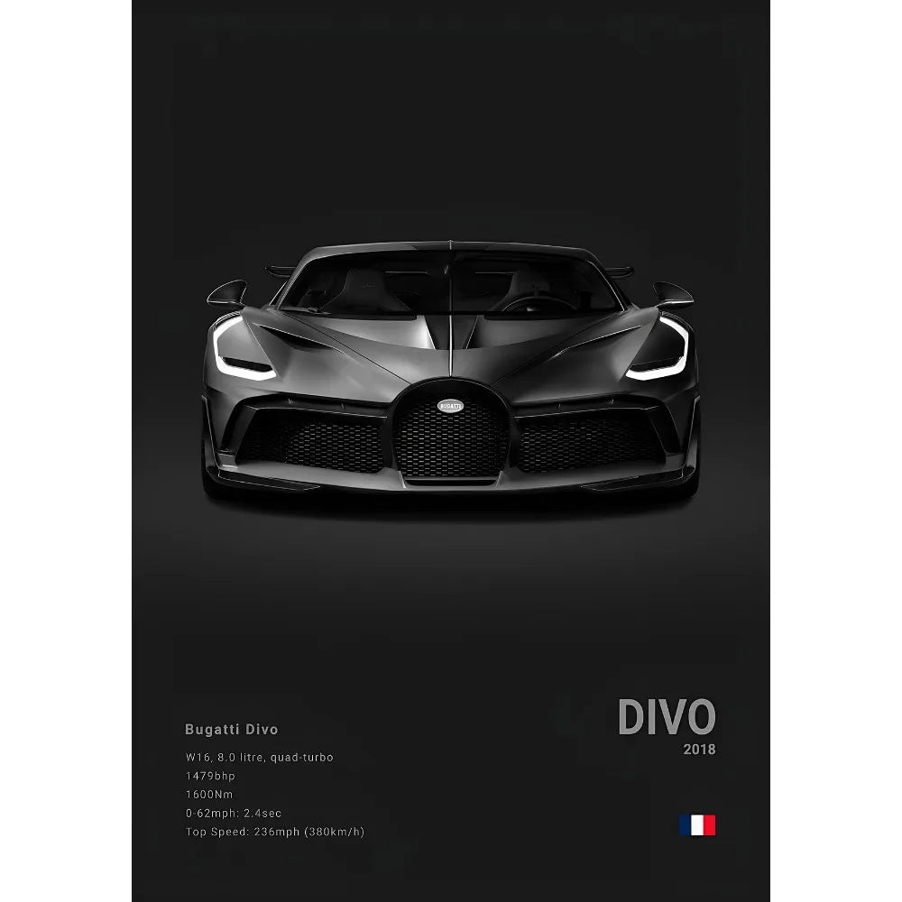 Bugatti Divo poster