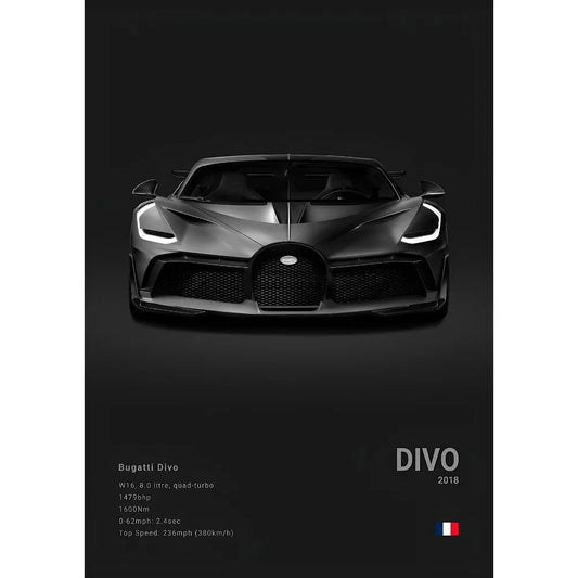 Bugatti Divo poster