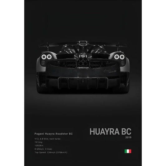 Pagani Huayra Roadster BC poster