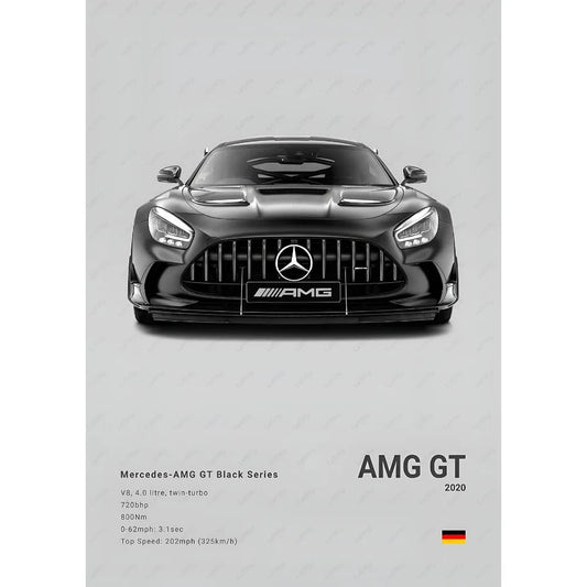 Mercedes Benz AMG GT poster