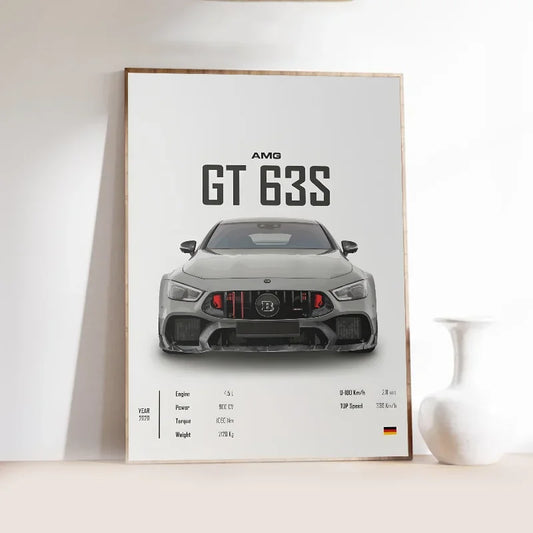 Mercedes Benz GT 63S poster