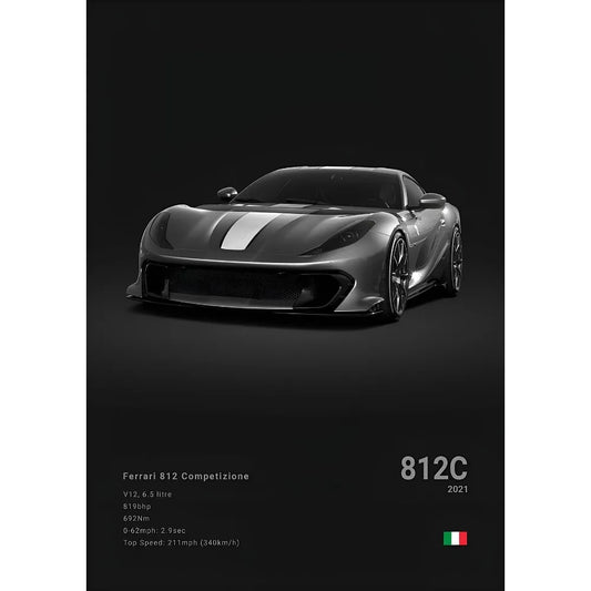 Ferrari 812 Competizione poster