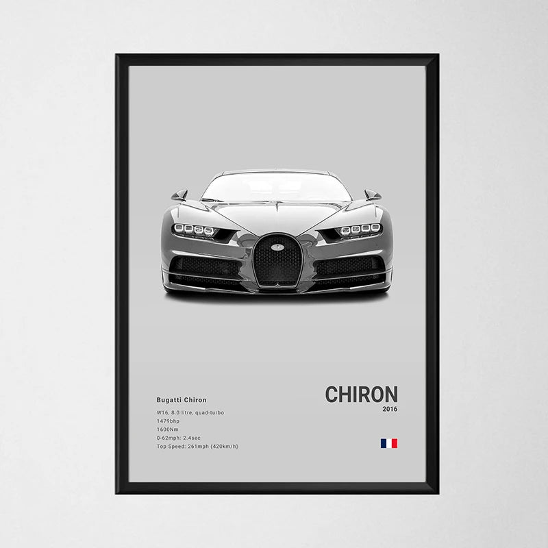 Bugatti Chiron poster