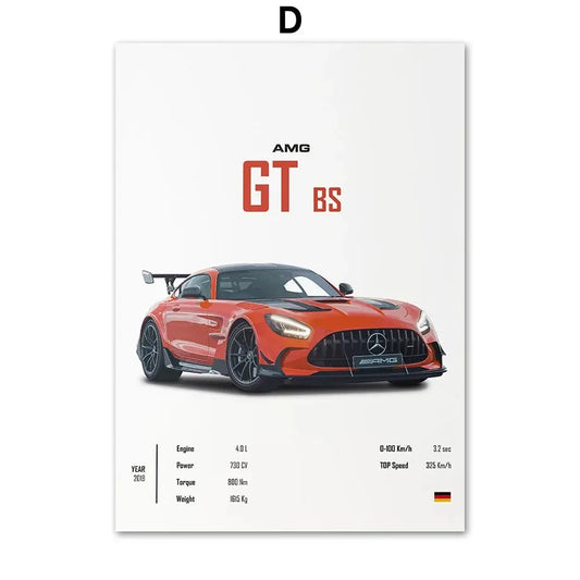 Mercedes Benz AMG GT RS poster