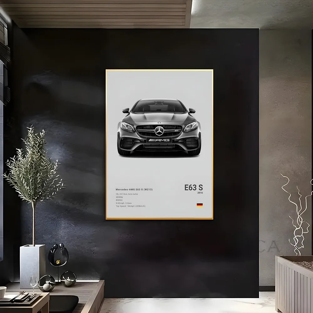 Mercedes Benz E63S poster