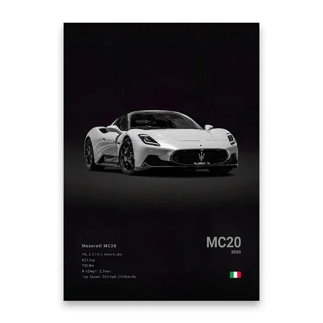 Maserati MC20 poster