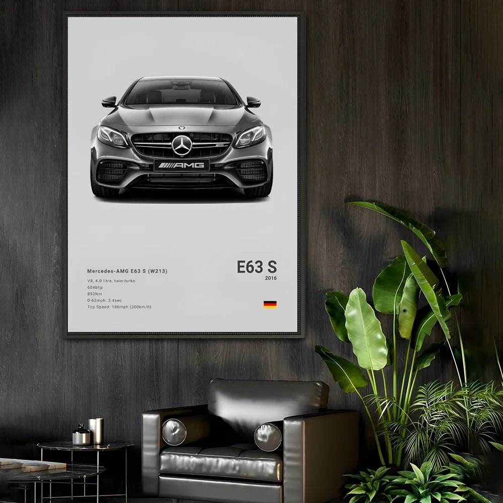 Mercedes Benz E63S poster