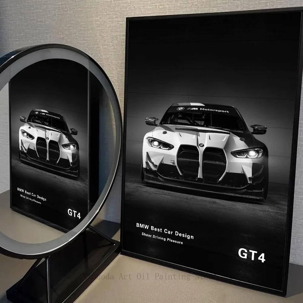 BMW M4 GT4 poster