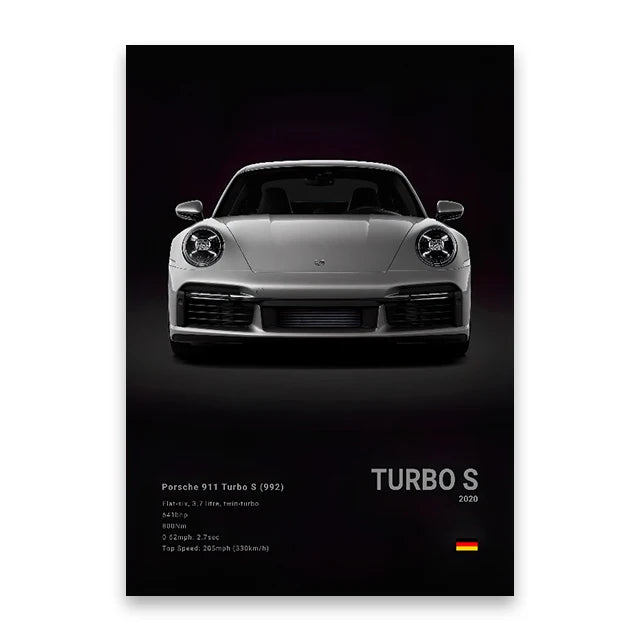 Porsche Turbo S poster